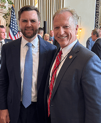 Kevin Hern at HernforCongress event with colleagues, promoting conservative values and political leadership.